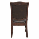 Lordsburg Brown Chery Round Dining Set by Homelegance at Eve Furniture