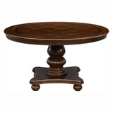 Lordsburg Brown Chery Round Dining Table by Homelegance at Eve Furniture