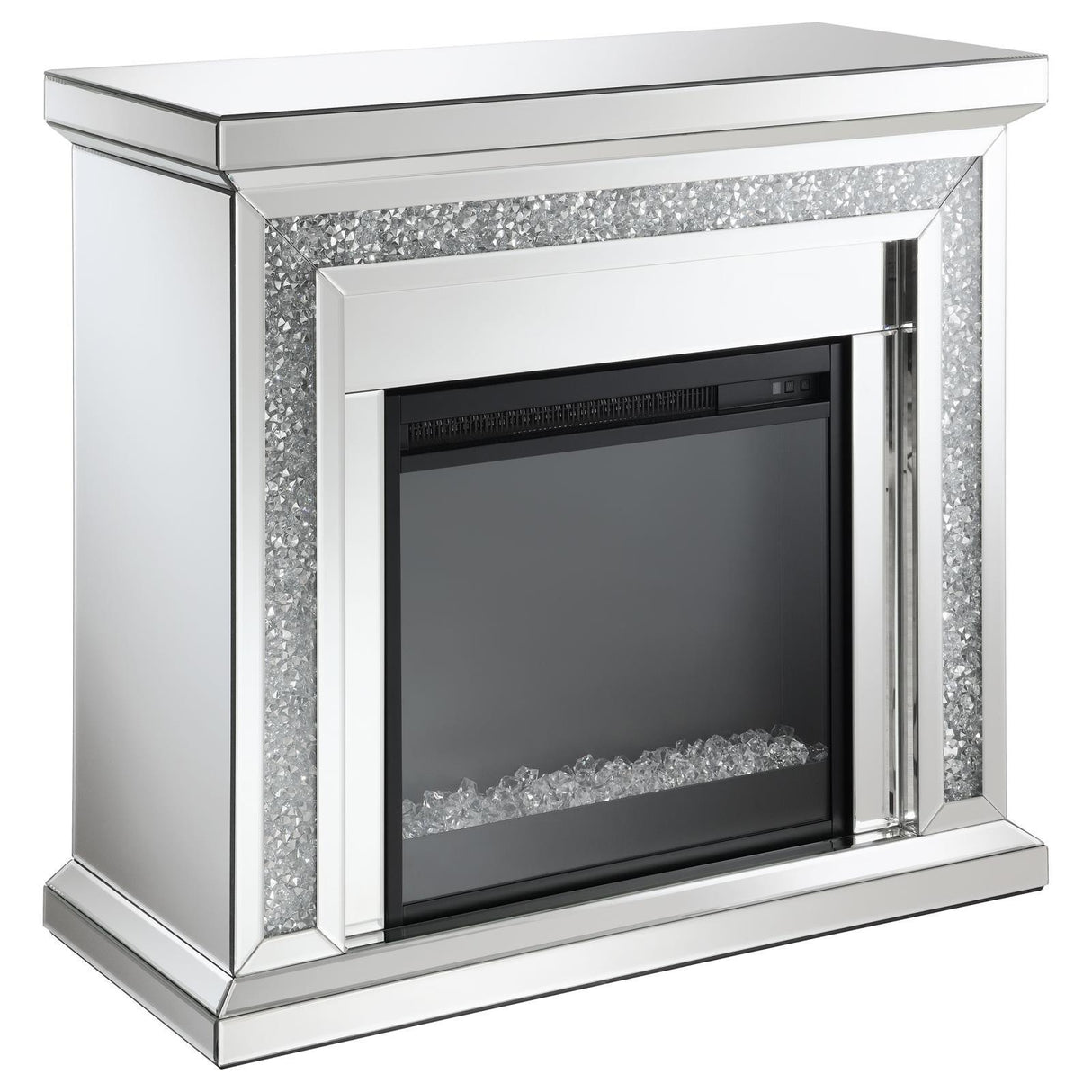 Lorelai Rectangular Freestanding Fireplace Mirror by Coaster at Eve Furniture