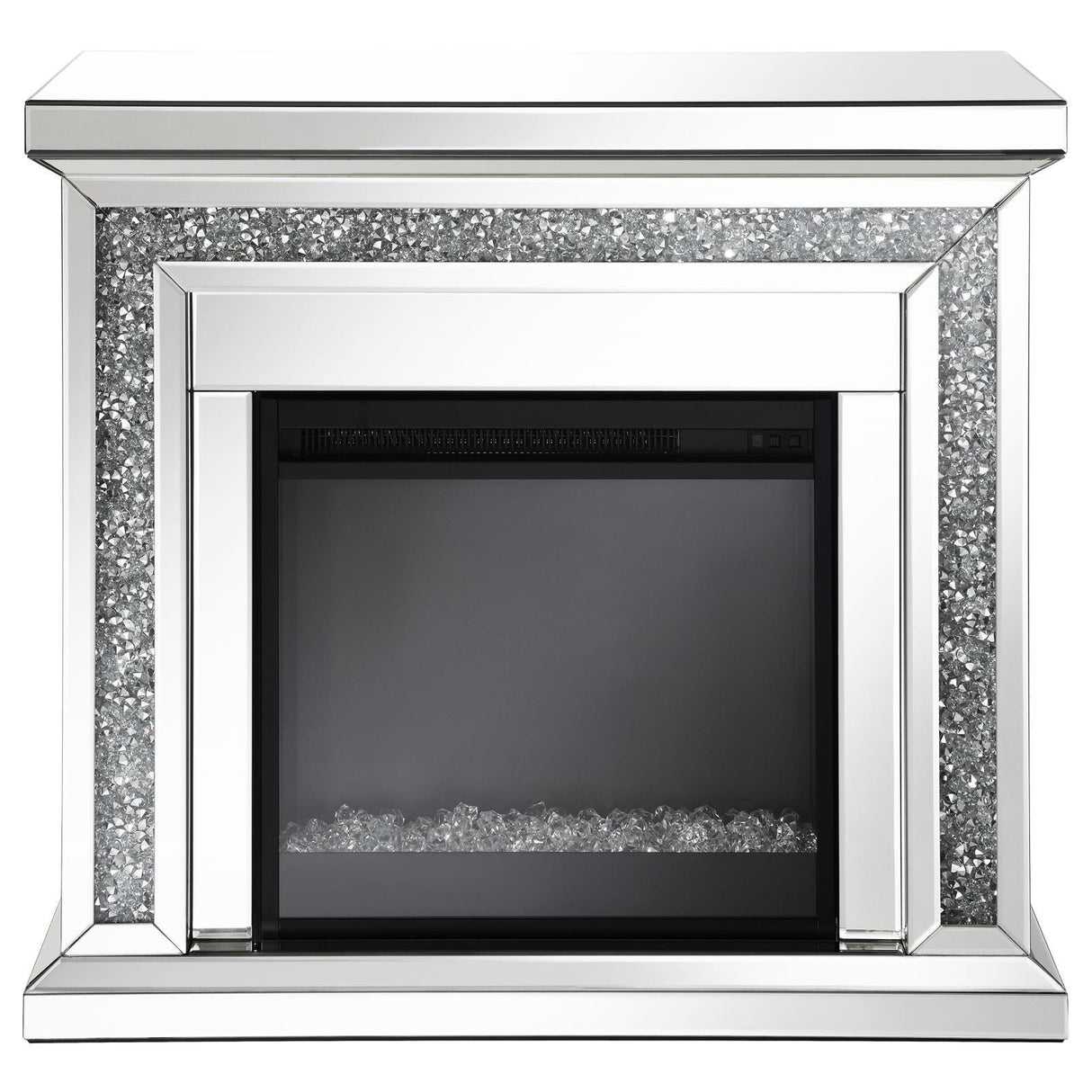 Lorelai Rectangular Freestanding Fireplace Mirror by Coaster at Eve Furniture
