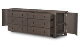 Loren 6 Drawer Dresser Dark Brown by Moe's Home at Eve Furniture