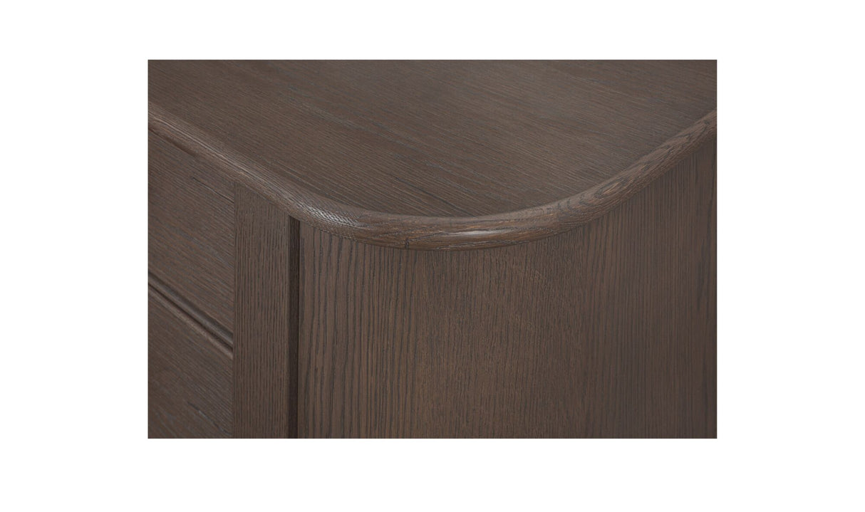 Loren 6 Drawer Dresser Dark Brown by Moe's Home at Eve Furniture