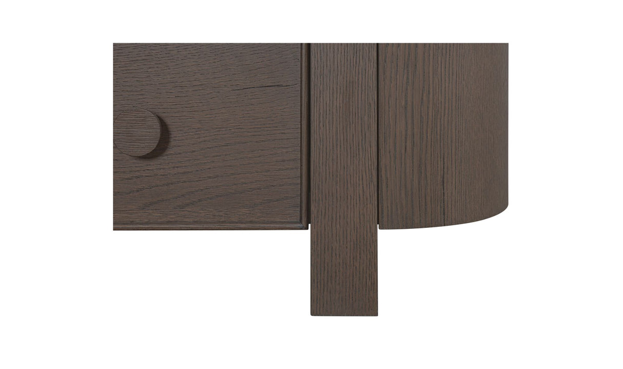 Loren 6 Drawer Dresser Dark Brown by Moe's Home at Eve Furniture