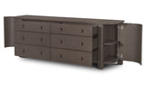 Loren 6 Drawer Dresser Dark Brown by Moe's Home at Eve Furniture