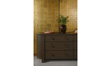 Loren 6 Drawer Dresser Dark Brown by Moe's Home at Eve Furniture