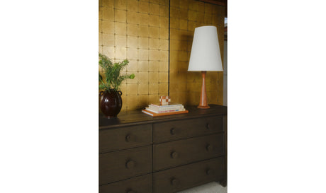 Loren 6 Drawer Dresser Dark Brown by Moe's Home at Eve Furniture
