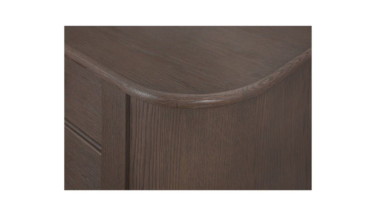 Loren 6 Drawer Dresser Dark Brown by Moe's Home at Eve Furniture