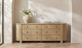 Loren 6 Drawer Dresser Natural by Moe's Home at Eve Furniture