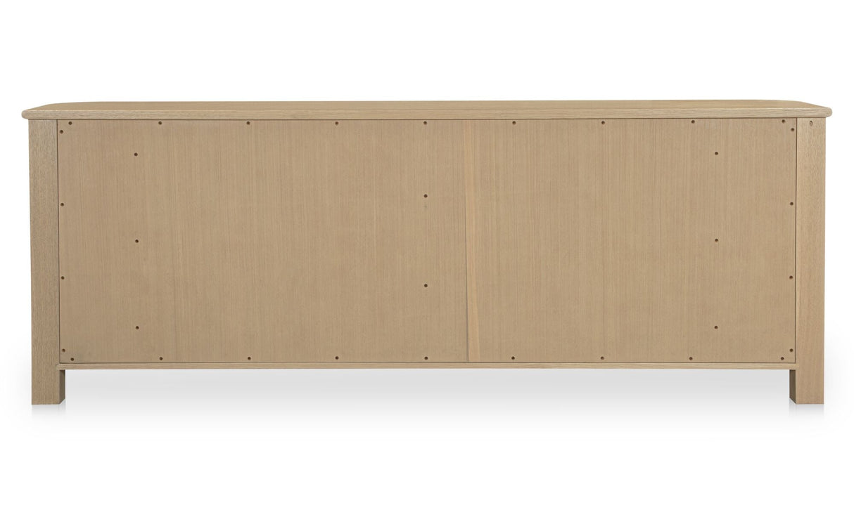 Loren 6 Drawer Dresser Natural by Moe's Home at Eve Furniture