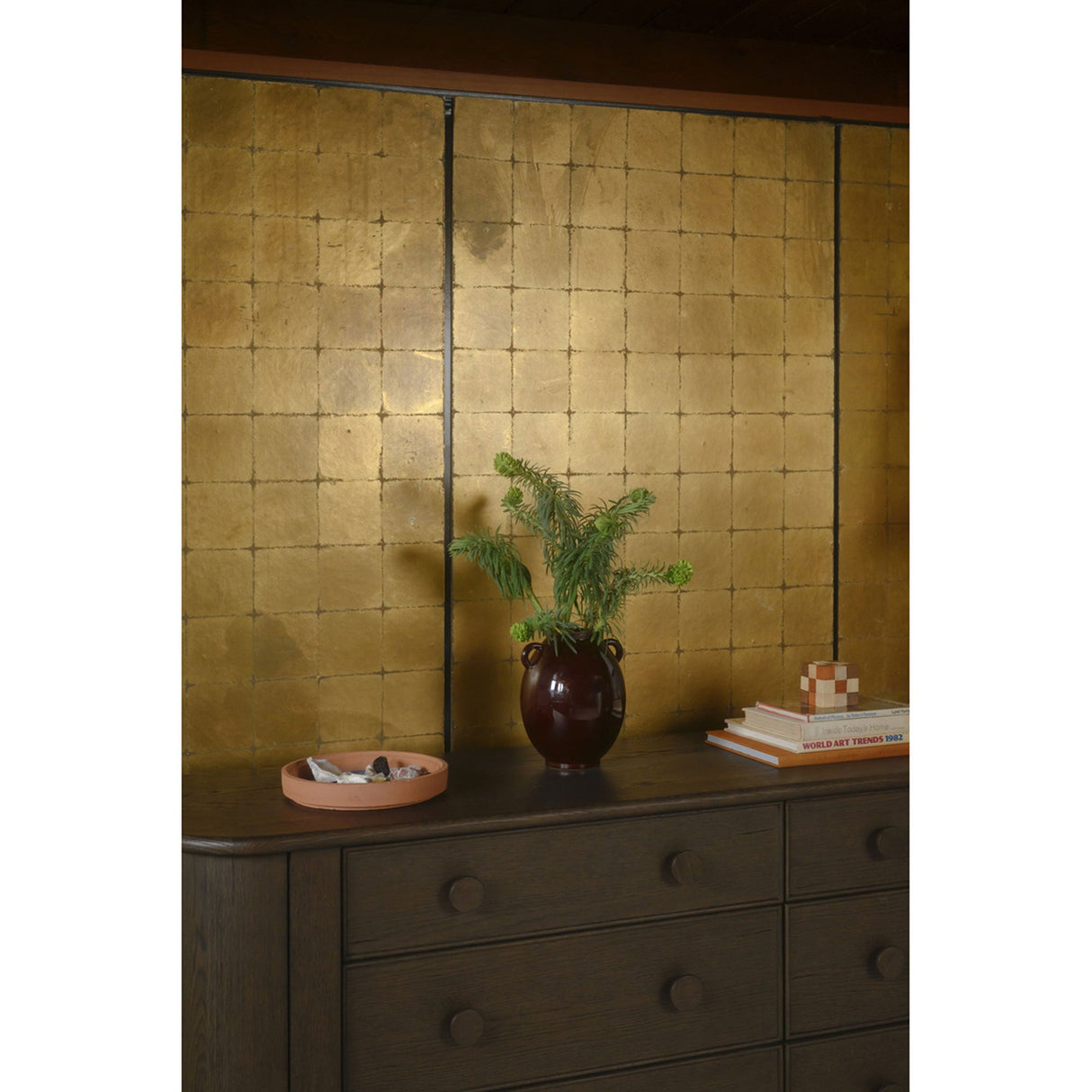 Loren Dark Brown 6 Drawer Dresser by Moe's Home at Eve Furniture