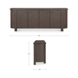 Loren Dark Brown Sideboard by MOES at Eve Furniture