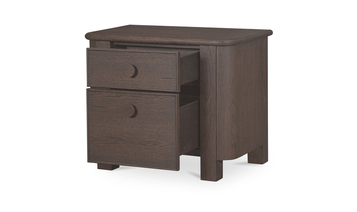 Loren Large Nightstand Dark Brown by Moe's Home at Eve Furniture