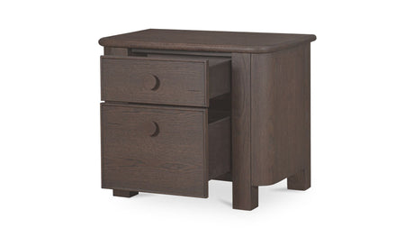 Loren Large Nightstand Dark Brown by Moe's Home at Eve Furniture