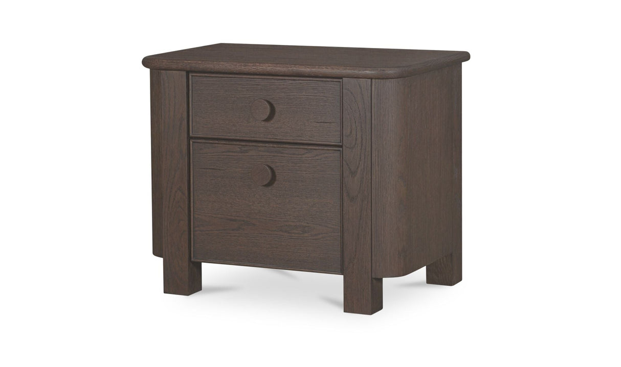 Loren Large Nightstand Dark Brown by Moe's Home at Eve Furniture
