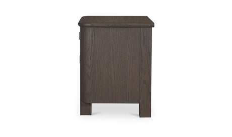 Loren Large Nightstand Dark Brown by Moe's Home at Eve Furniture