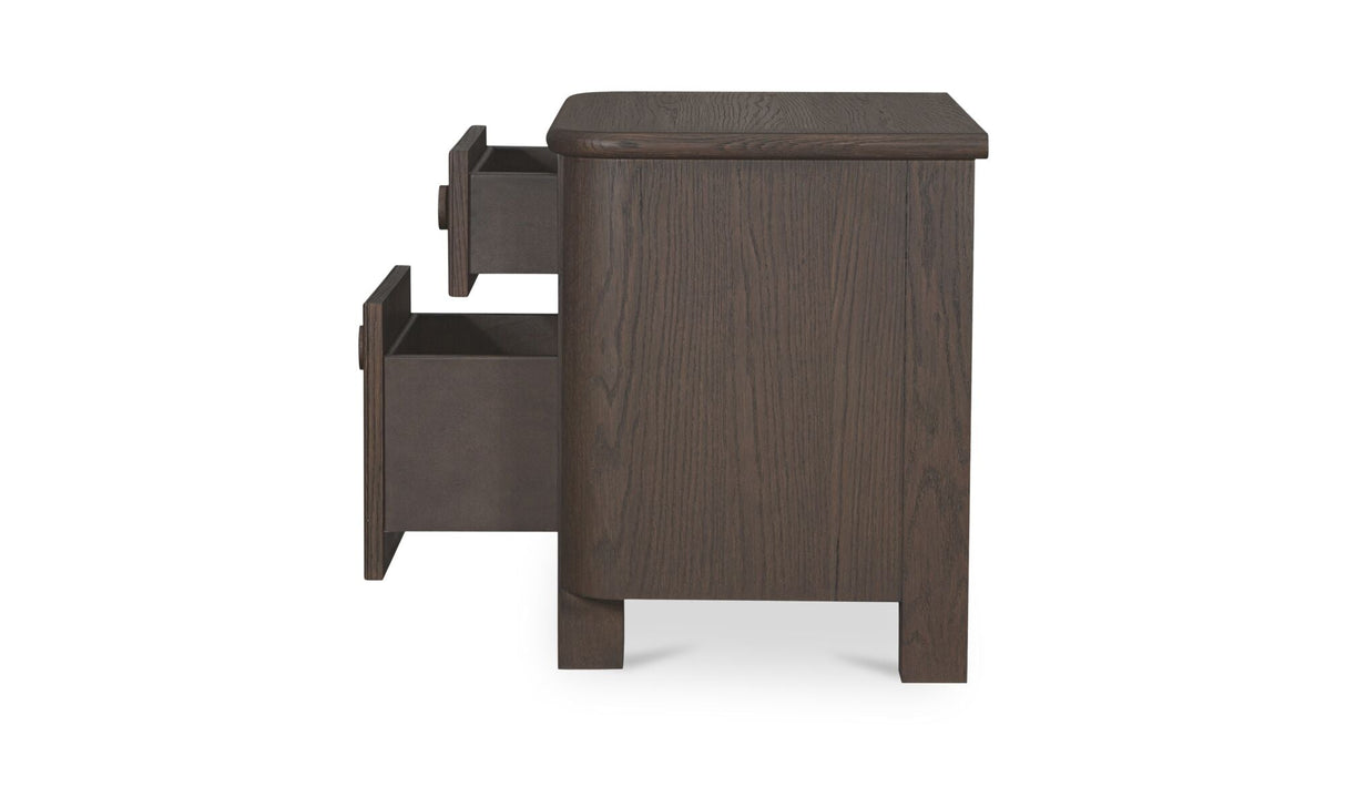 Loren Large Nightstand Dark Brown by Moe's Home at Eve Furniture