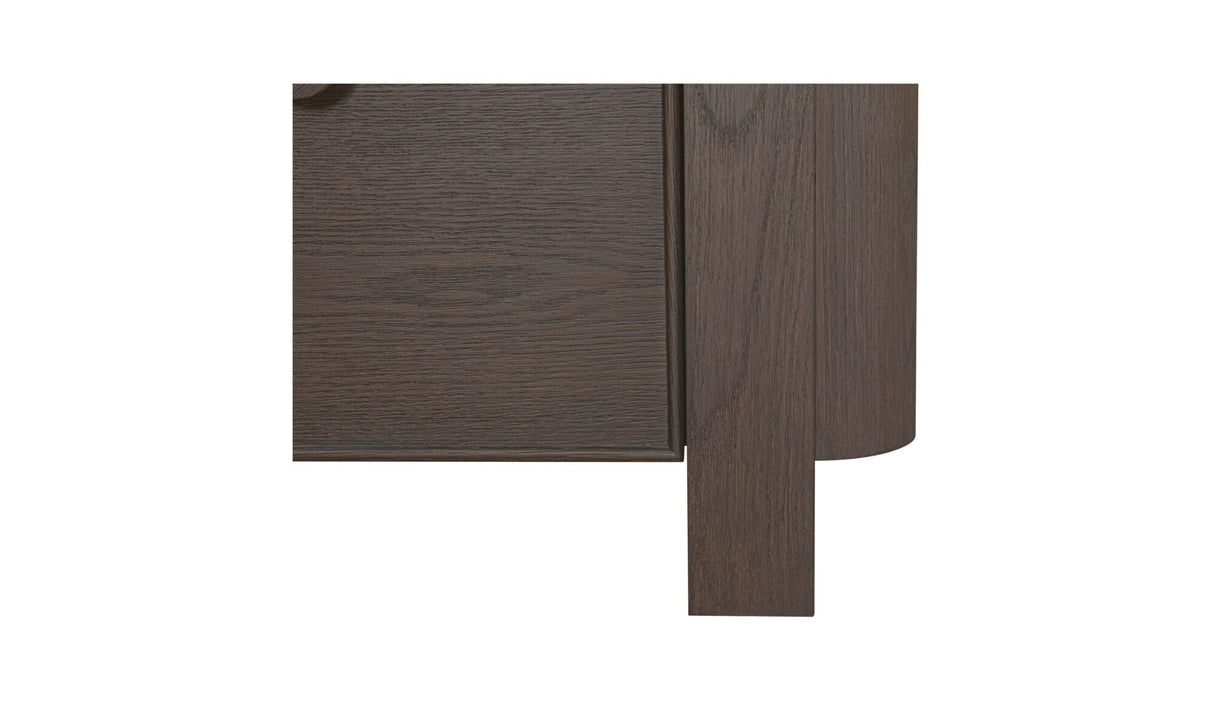 Loren Large Nightstand Dark Brown by Moe's Home at Eve Furniture