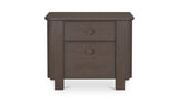 Loren Large Nightstand Dark Brown by Moe's Home at Eve Furniture
