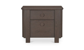 Loren Large Nightstand Dark Brown by Moe's Home at Eve Furniture