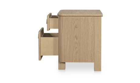 Loren Large Nightstand Natural by Moe's Home at Eve Furniture