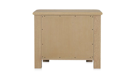 Loren Large Nightstand Natural by Moe's Home at Eve Furniture