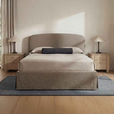Loren Natural Large Nightstand by Moe's Home at Eve Furniture