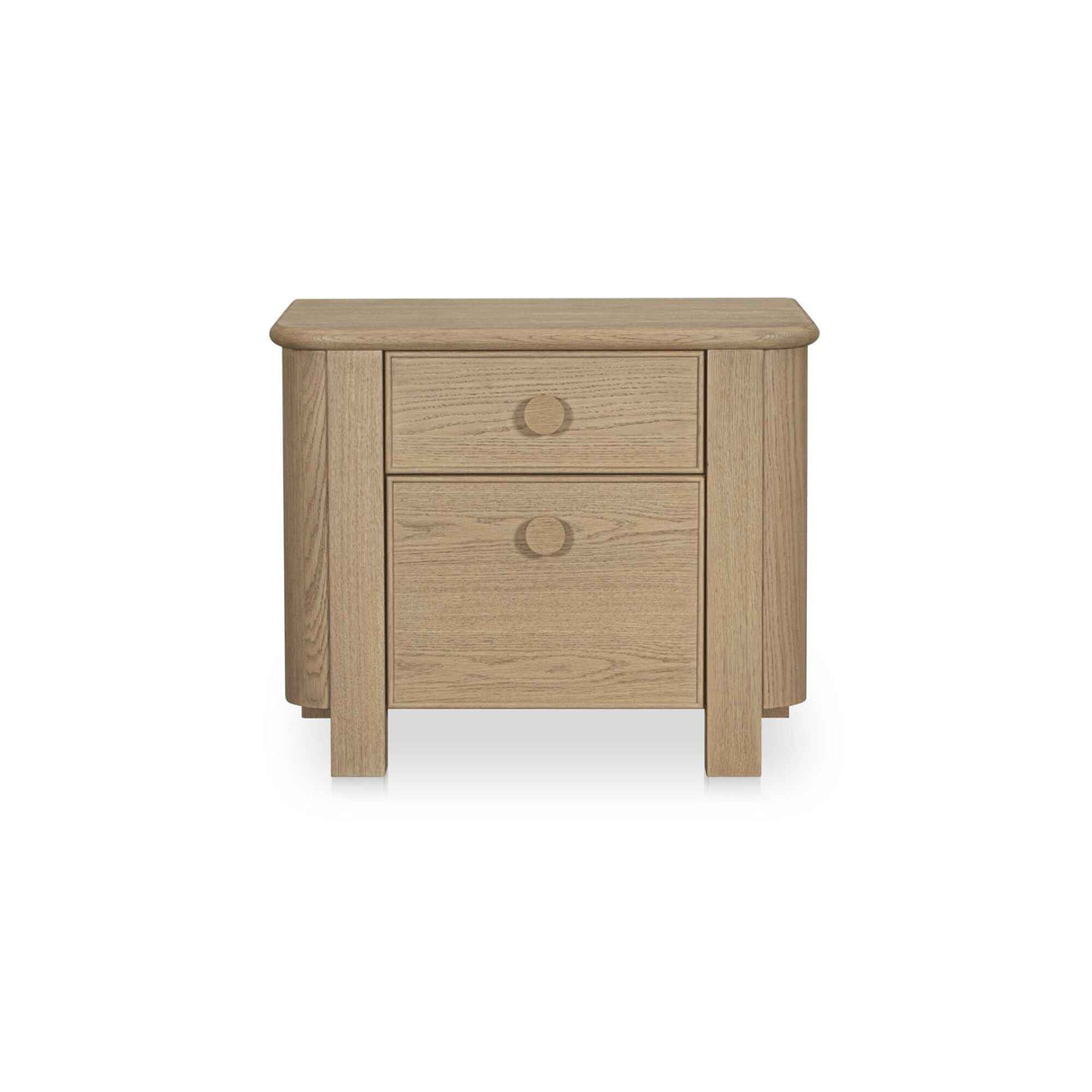 Loren Natural Large Nightstand by Moe's Home at Eve Furniture