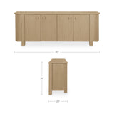 Loren Natural Sideboard by MOES at Eve Furniture