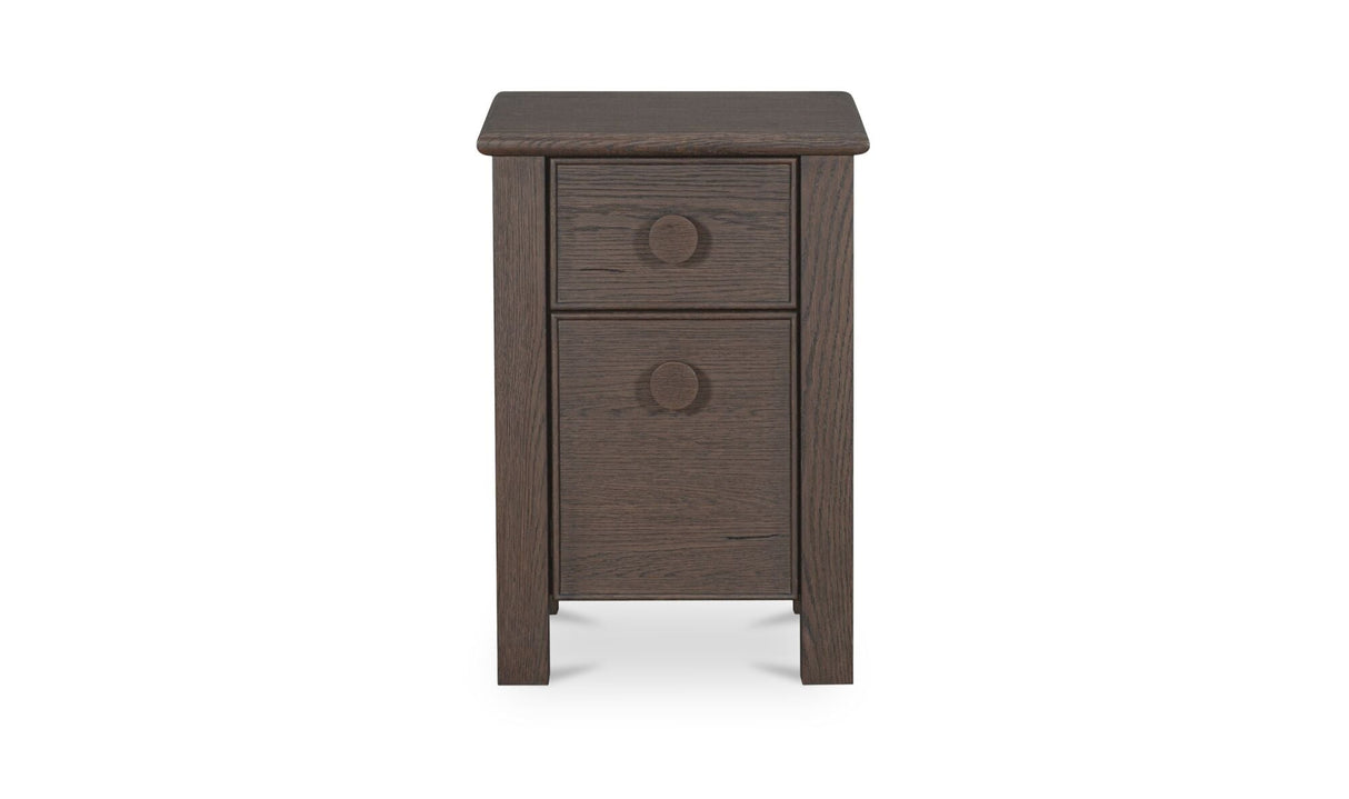 Loren Small Nightstand Dark Brown by Moe's Home at Eve Furniture