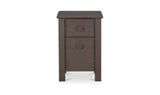 Loren Small Nightstand Dark Brown by Moe's Home at Eve Furniture