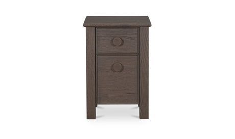 Loren Small Nightstand Dark Brown by Moe's Home at Eve Furniture