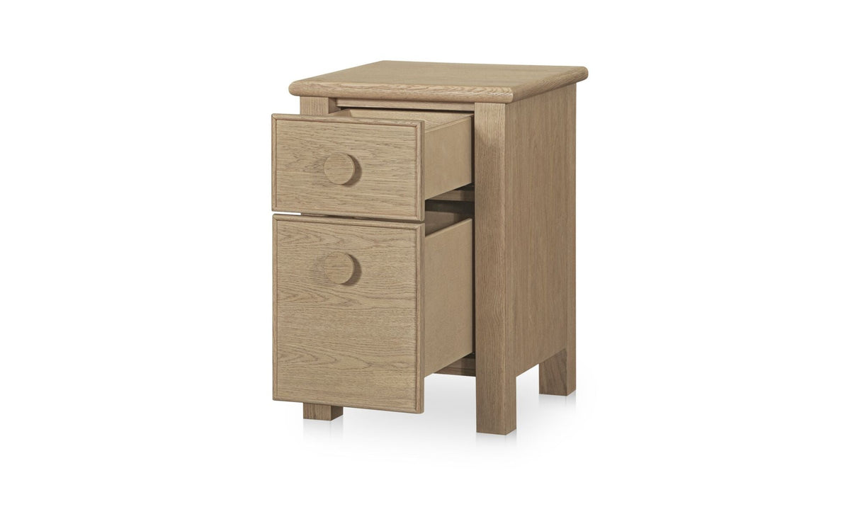 Loren Small Nightstand Natural by Moe's Home at Eve Furniture