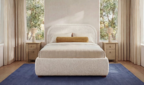 Loren Small Nightstand Natural by Moe's Home at Eve Furniture