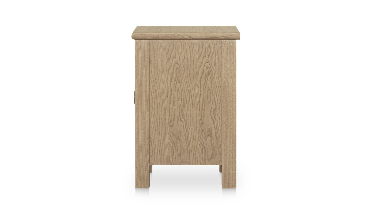 Loren Small Nightstand Natural by Moe's Home at Eve Furniture