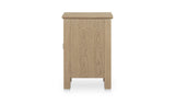 Loren Small Nightstand Natural by Moe's Home at Eve Furniture