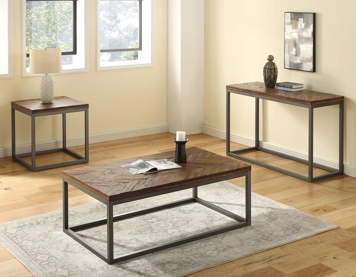 Lorenza 3-Piece Set (Cocktail & 2 End Tables) by Steve Silver at Eve Furniture