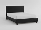 Lorenzi Black California King Upholstered Platform Bed by Homelegance at Eve Furniture