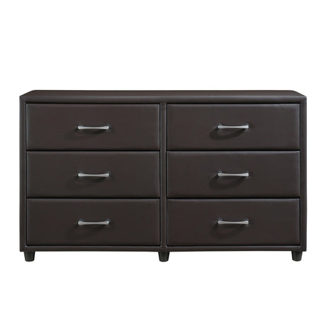 Lorenzi Dark Brown Dresser by Homelegance at Eve Furniture