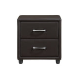 Lorenzi Dark Brown Nightstand by Homelegance at Eve Furniture