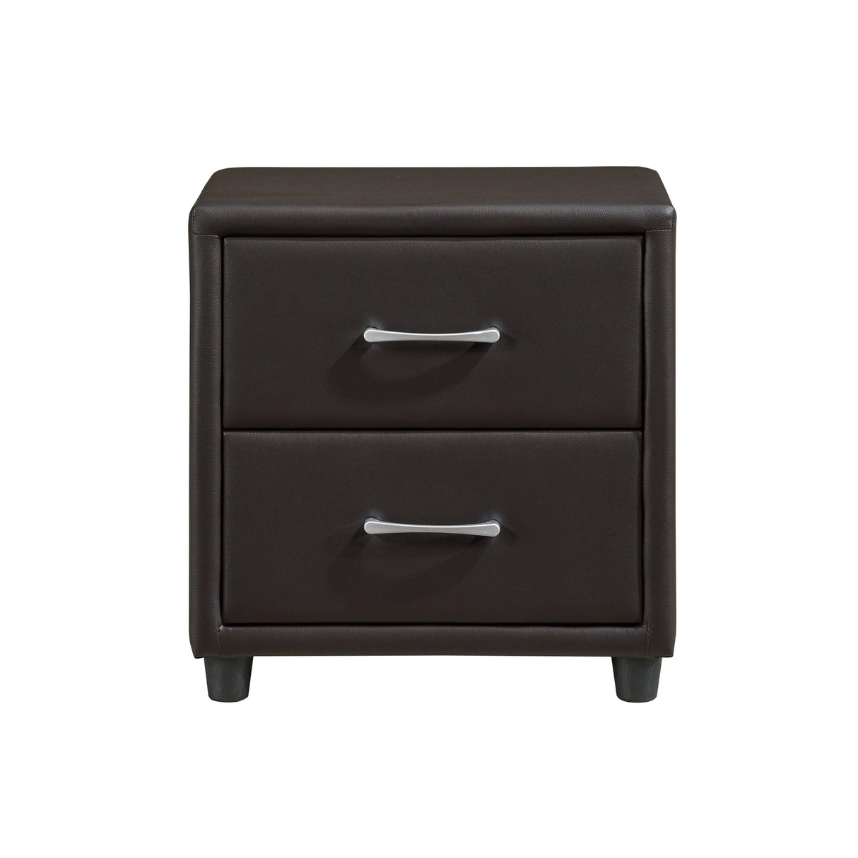 Lorenzi Dark Brown Upholstered Platform Youth Bedroom Set by Homelegance at Eve Furniture
