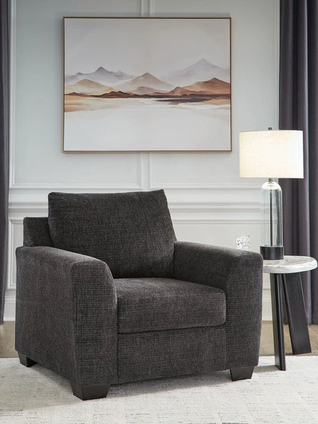 Loreo Ebony Chair by Ashley at Eve Furniture