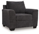 Loreo Ebony Chair by Ashley at Eve Furniture