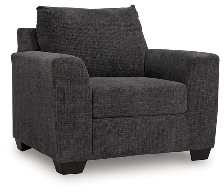 Loreo Ebony Chair by Ashley at Eve Furniture