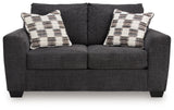 Loreo Ebony Sofa and Loveseat by Ashley at Eve Furniture