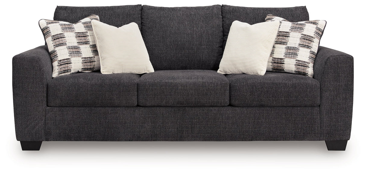 Loreo Ebony Sofa and Loveseat by Ashley at Eve Furniture