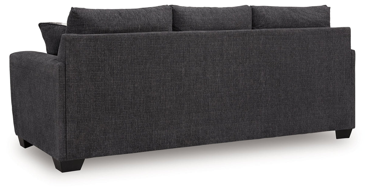Loreo Ebony Sofa and Loveseat by Ashley at Eve Furniture