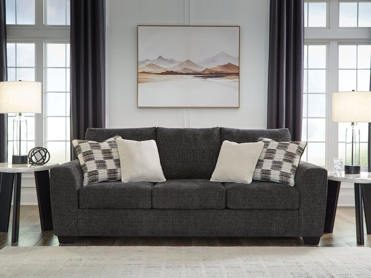 Loreo Ebony Sofa by Ashley at Eve Furniture