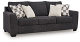 Loreo Ebony Sofa by Ashley at Eve Furniture
