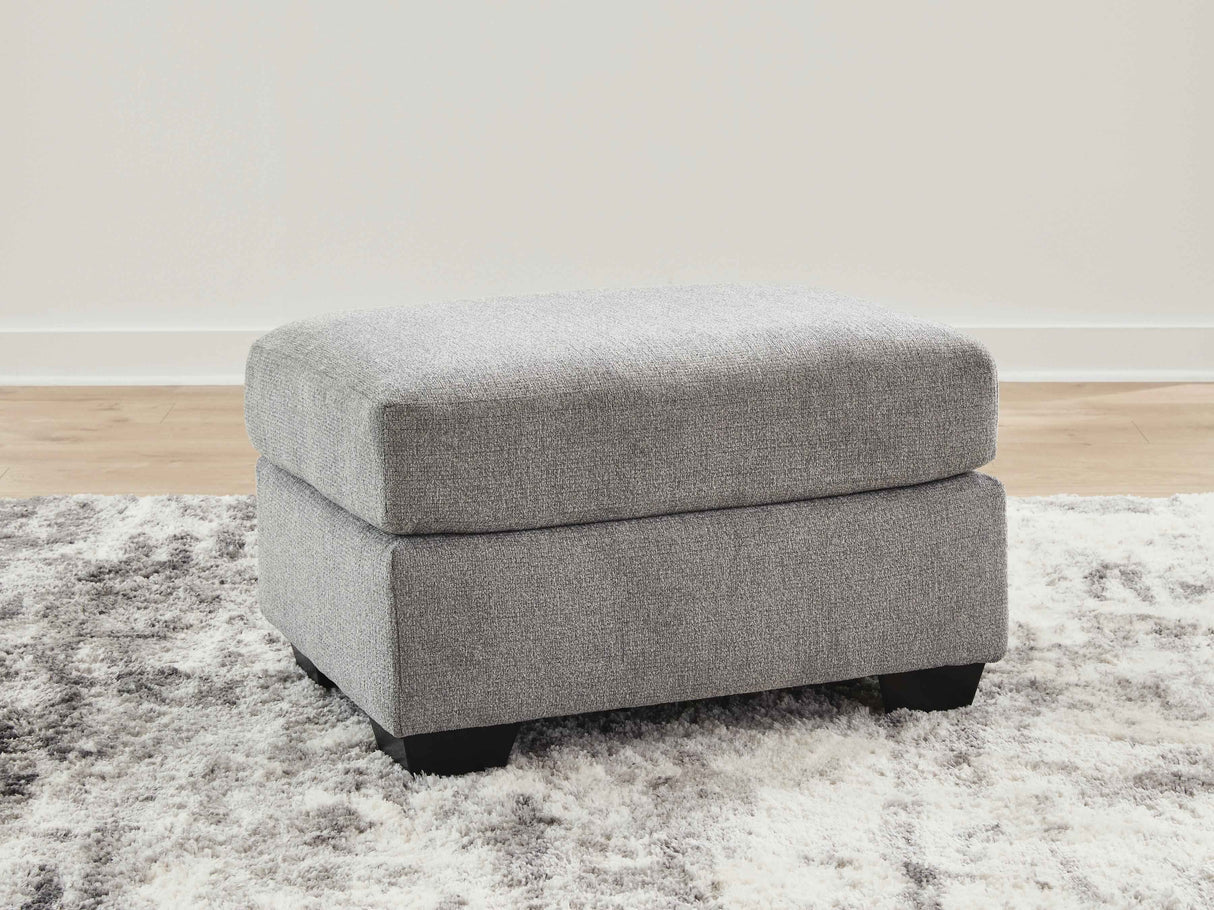 Loreo Flint Ottoman by Ashley at Eve Furniture