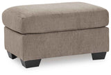 Loreo Truffle Ottoman by Ashley at Eve Furniture